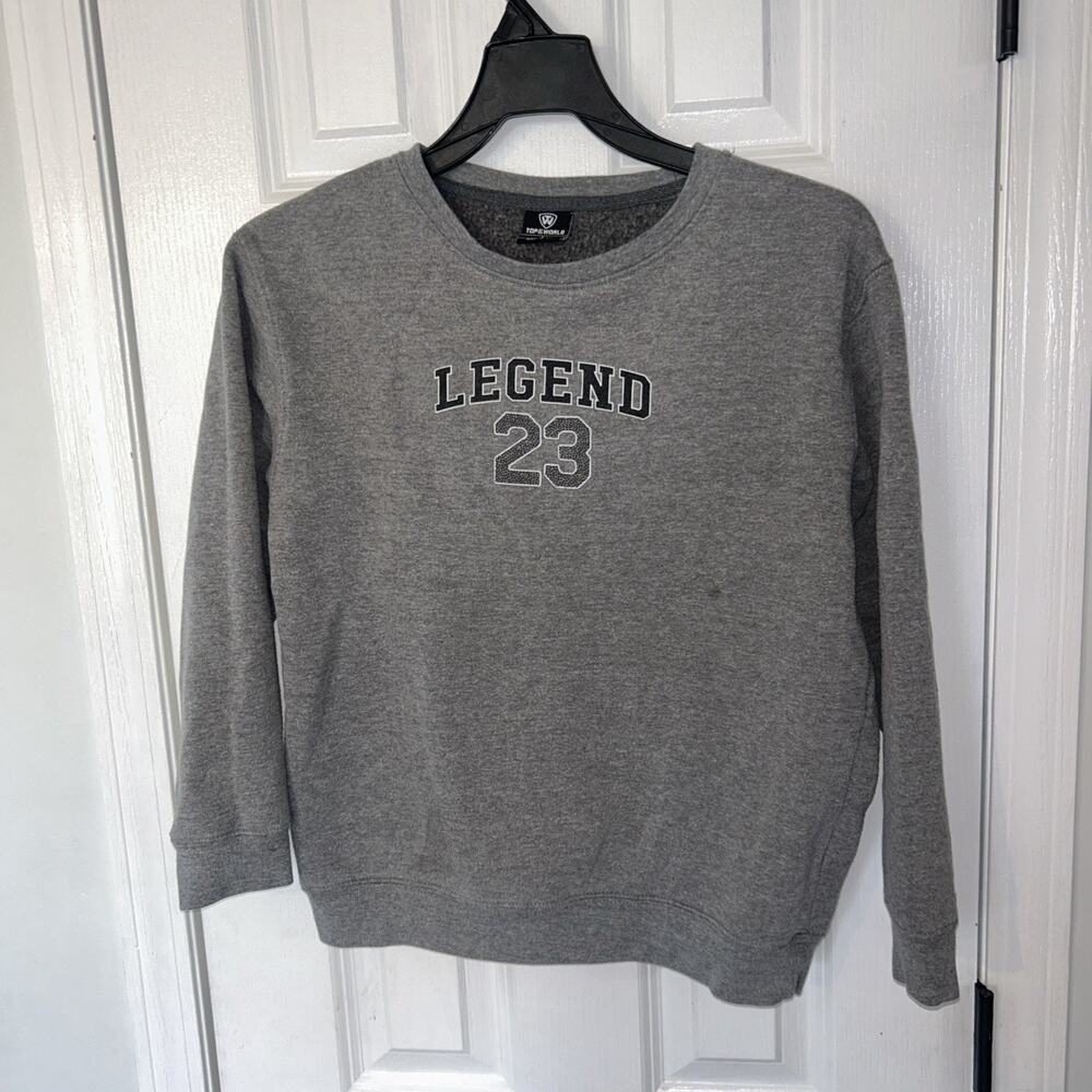 Legend 23 Youth L Hoodie Sweatshirt Top Of The World EUC